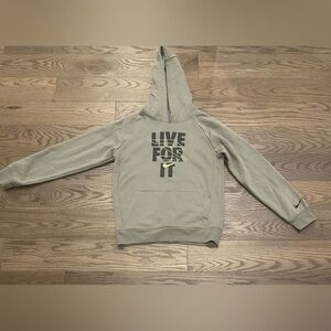 Nike 3 Brand Russell Wilson Live For It Hoodie  M 10-12 Green Pullover